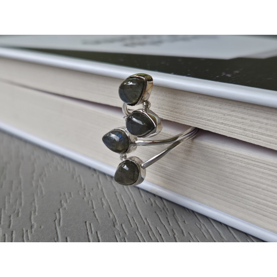 Labradorīts - sudraba gredzens